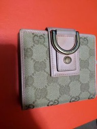 Gucci 粉紅短夾