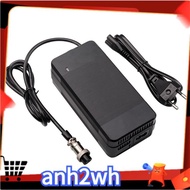 42V 3A Battery Charger for Electric Scooter Charger Plug 3P GX16 Connector, 36V Lithium Battery Char