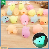 canaan|  Cute Noctilucence Seal Animal Stress Relieve Squishy Squeeze Toy Adult Kids Gift