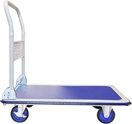 IQE - Industrial Quality Equipment Platform Trolley PFW-E-250, Load Capacity 250 kg, Foldable, Loading Area: 910 x 610 mm, Transport Aid with Castors and Parking Brake, Non-Slip Coating