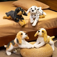 Realistic Dog Plush Toys Set - Dalmatian & Beagle Stuffed Puppy Dolls |   Cute Pet Gift for Kids