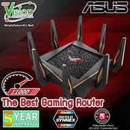 [BEST SELLER] ASUS GT-AX11000 ROG Rapture AX11000 Tri-band WiFi Gaming Router ขนส่งโดย Kerry Express ดำ One