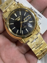 SEIKO SNKK88K1 MENS GOLD AUTOMATIC 30M SEIKO 5 AUTOMATIC 21 JEWELS