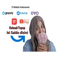 ISI SALDO DANA/GOPAY/OVO E-WALLET INDONESIA