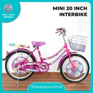 Sepeda Mini Anak Perempuan Ukuran 20 Interbike Princess