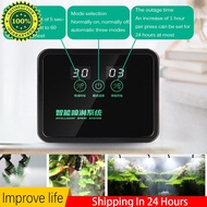 【Free Cleaning Cloth】Intelligent Automatic Mist Spray System Set Plant Humidifier Timer LCD Screen Sprinkler Controller Terrarium Spraying Kit Intelligent Reptile Fogger Terrariums Humidifier Electronic Timer