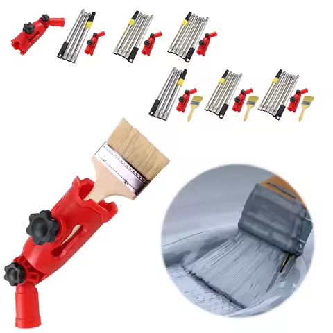 Multi-Angle Paint Brush Extender Retractable Paint Roller Extension Pole Telescopic Rod Paint Edger 