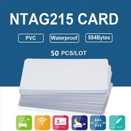 50pcs Thin smart card NTAG215 Amiibo Tagmo switch 504Bytes NFC Forum Tag For All NFC Mobile Phone NF