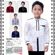 Selaras Collection Atasan Muslim Anak Laki Laki Baju Koko Anak Laki laki Lengan Panjang Baju Koko Motif KHATULISTIWA Baju Koko Anak Usia 5 Sampai 16 Tahun Baju Koko Putih Anak Laki Laki Koko Putih Lengan Panjang Baju Koko Anak Kekinian Koko Anak Murah