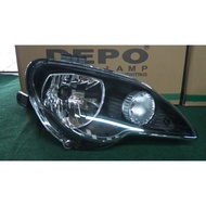 PROTON GEN 2 SE/PERSONA ELEGANCE 2009 HEAD LAMP LH&RH -BRAND DEPO *SMOKE BLACK*