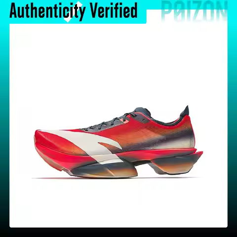 Anta C10 PRO 2 Textile, TPU Breathable Low top Marathon Running Shoes Men's Red 112545574-3