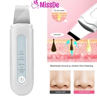 MissDe blackhead remover ultrasonic face scrubber whiteheads remover ultrasonic cleaner face steamer