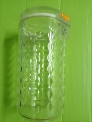 Acrylic  Airtight Container. 壓克力星鑽圖案密封罐  (容量大,1600ml )