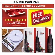 BEYONDE MAQUI PLUS | DUO SET  X 2  (4 BOTTLE X 750ML) FOC KITCHEN SCALE