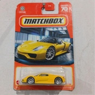 Matchbox Porsche 918 Spyder Yellow