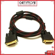 High Quality DVI Cable DVI to DVI Monitor Cable Male to Male 1.5 Meter