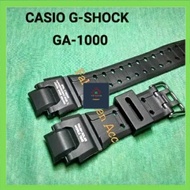CASIO G-SHOCK GA 1000 GA-1000 RUBBER STRAP CASIO G-SHOCK GA1000 STRAP CASIO GA1000 Watch Strap Rubbe