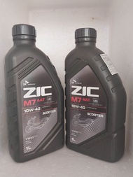 Lốc 2 chai Dầu nhớt SK ZIC M7 4AT 10W-40 1L ( SYNTHETIC -dành cho xe ga)