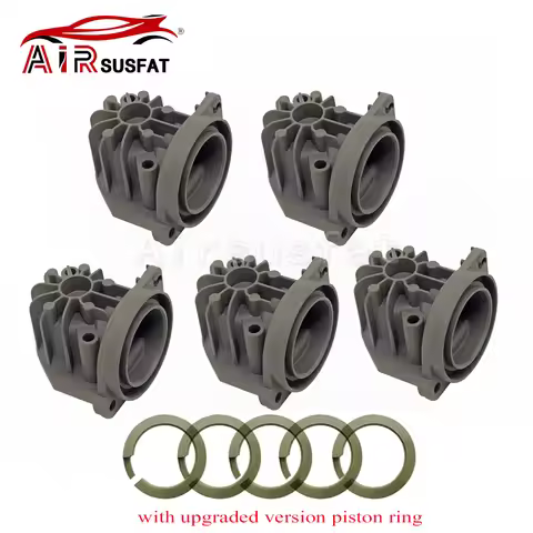 5 Sets Air Suspension Compressor Cylinder Head+Piston Ring For Mercedes W220 Audi Q7 A6 C6 A6 C5 VW 