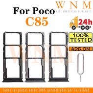 For POCO C85 4G 5G Sim Tray Card Slot Holder Card Holder Reader SD Slot Adapter Replacement Part
