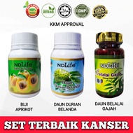 [Ready Stock] Set Terbaik Kanser / Ketumbuhan / Fibroid / Cyst (Aprikot, Durian Belanda, Belalai Gajah) ORIGINAL