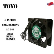 TOYO 4'/ 6'/ 8' Axial Fan with Ball Bearing TM-120S1B-18W-A240D
