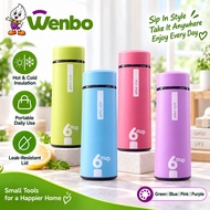 Wenbo [6oup] Insulated Water Bottle Tumbler Thermos Coffee Mug Vacuum Outdoor Travel Hot and Cold Tu