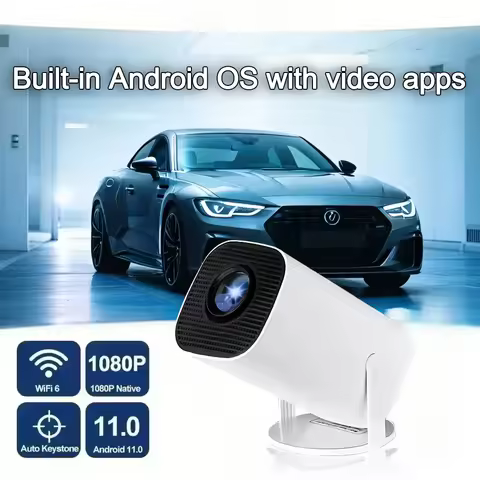 HD Projector portatil 4K 1280x720P Android LED Video Home Theater Cinema Phone mini Proyector Movie