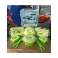 PRASMANAN AQUAMARINE SET / PRASMANAN SERVING SET PLASTIK /