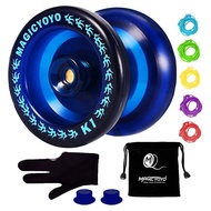 MAGICYOYO Responsive YoYo K1-Plus with Yoyo Sack + 5 Strings and Yo-Yo Glove Gif