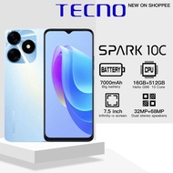 Tecno SPARK 10C Cellphone 2023 Original phone 12GB+512GB 5G Android Smartphone Legal Mobile Phone