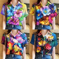 2569 Hawaiian Women's Shirt Floral Shirt for Women