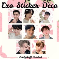 [Luvlystuff] EXO STICKER PINK DECO || AESTHETIC STICKER KOREAN MAIL KPOP