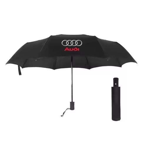 Car LOGO Umbrella For Auto Anti-UV Windproof Accessories for Audi SLINE A3 A4 B8 B7 A6 C6 C5 C7 A5 Q