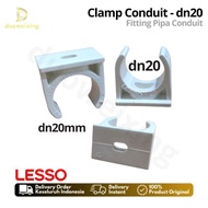 Pipe Clamp Conduit Lesso Clamp dn20mm White Conduit Fitting - Clamp Assembly dn20