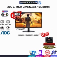 [ผ่อน 0% 6 ด.]AOC 27 INCH Q27G42ZE/67 MONITOR (IPS 2K 260Hz)/ประกัน 3 Years Onsite + BKK ONLY