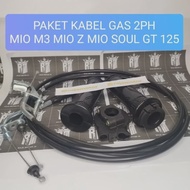 PAKET RUMAH GAS 2PH SET GRIP KABEL GAS MIO M3 125 MIO Z MIO SOUL GT 125 HIGH QUALITY