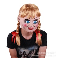 Horror Ghost Doll New Style Annabelle Annabelle Mask Ghost Doll Home Halloween Masquerade Party