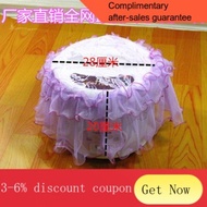 YQ43 Pastoral Oval Rice Cooker Cover Multi-Functional Cloth Cover Towel Fabric Lace Rice Cooker Household Cover Cloth Du
