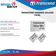 TRANSCEND USD300S MicroSD Cards - 64GB/128GB/256GB/512GB