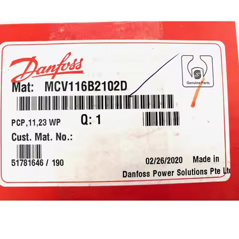 Danfoss mcv116b2102d pressure control manual (PCP)