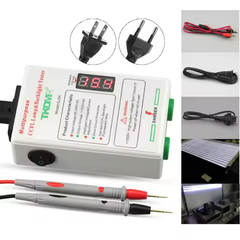 TKDMR All Size CCFL Lamp Tester LCD TV Laptop Backlight Tester Output Current&Voltage Intelligent Ad