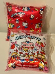 7-11「Hello Kitty抽抽樂」一番賞 50週年限定 kitty方形抱枕 提袋
