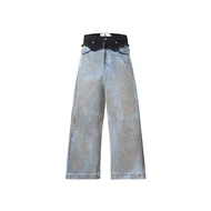Double Waist Pants / Dirty Blue 23september