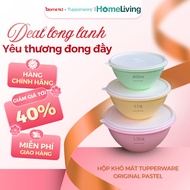 Dry Storage Box & Cool TUPPERWARE Original Pastel Bowl Round Box 800ML - 1.1L - 1.75L (Retail No Box
