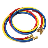 CarCar Charging Hose Set R22 R134a R12 R507 R404 Air Cond Refrigerant Manifold Gauge Hose GAS METER 