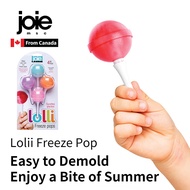 joie lolli Freeze Pop Silicone Popsicle Molds for Kids Food Grade Ice Cream Lollipop Maker DIY Frozen Ice Pop Toy with Sticks