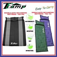 (Single/Double) Tcamp Auto Inflatable Camping Mattress TDA/TSA Air Mat Sleeping Mattress Outdoor Bed