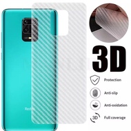Redmi 10A/9/9A/9C/9T/Poco X3 NFC/9A/Note 9S/Note 9 Pro/Note 9 3D Carbon Fiber Sticker Back Protector