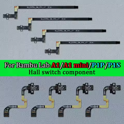 Bambu Lab A1/A1mini/P1P/P1S 3D Printer Replacement Parts Feeding Hall Switch Board High Precision Fi